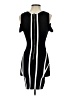 Bebe Stripes Black Cocktail Dress Size S - photo 2