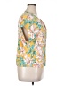Primark 100% Viscose Yellow Short Sleeve Blouse Size 14 - photo 4