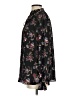 Ann Taylor Floral Black Long Sleeve Blouse Size S - photo 5