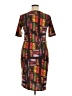 Lularoe Graphic Brown Casual Dress Size XL - photo 2