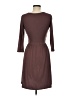 Gilli Solid Brown Casual Dress Size M - photo 2