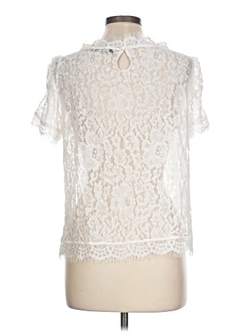 Allegra K Short Sleeve Blouse (view 2)