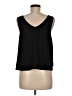 Bar III 100% Polyester Black Sleeveless Blouse Size M - photo 2