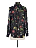 Dna Couture 100% Polyester Floral Black Long Sleeve Blouse Size S - photo 2