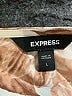 Express 100% Polyester Tan Sleeveless Blouse Size L - photo 7