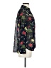 Dna Couture 100% Polyester Floral Black Long Sleeve Blouse Size S - photo 4