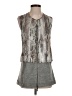 Lauren Vidal Gray Vest Size S - photo 1
