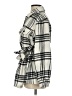 Laundry by Shelli Segal 100% Polyester Plaid Ivory Coat Size XS - photo 5