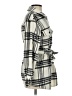 Laundry by Shelli Segal 100% Polyester Plaid Ivory Coat Size XS - photo 4