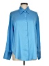 Maison d' Amelie Color Block Blue Long Sleeve Blouse Size M - photo 1