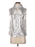 Shein Metallic Silver Sleeveless Blouse Size S - photo 1