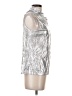 Shein Metallic Silver Sleeveless Blouse Size S - photo 4