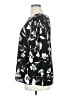 DKNY 100% Polyester Black 3/4 Sleeve Blouse Size XL - photo 5