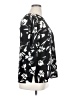 DKNY 100% Polyester Black 3/4 Sleeve Blouse Size XL - photo 4