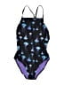 Speedo Graphic Purple One Piece Swimsuit Size 14 - photo 1