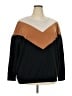 Torrid Color Block Brown Pullover Sweater Size 3X (3) - photo 1