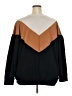 Torrid Color Block Brown Pullover Sweater Size 3X (3) - photo 2