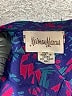 Neiman Marcus 100% Silk Paisley Blue Silk Skirt Size 10 - photo 4