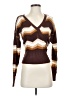 Full Circle Trends With Love 100% Acrylic Chevron-herringbone Brown Pullover Sweater Size S - photo 1
