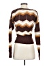 Full Circle Trends With Love 100% Acrylic Chevron-herringbone Brown Pullover Sweater Size S - photo 2