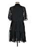 CeCe 100% Polyester Polka Dots Black Casual Dress Size M - photo 2