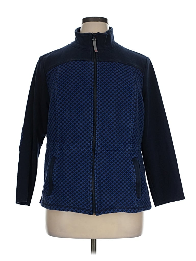 Pre-owned T By Talbots Cardigan Sweater In Blue