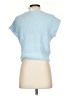 Francesca's Blue Short Sleeve Top Size XS - photo 2