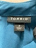 Torrid 100% Polyester Teal Sleeveless Blouse Size 2X Plus (2) - photo 7