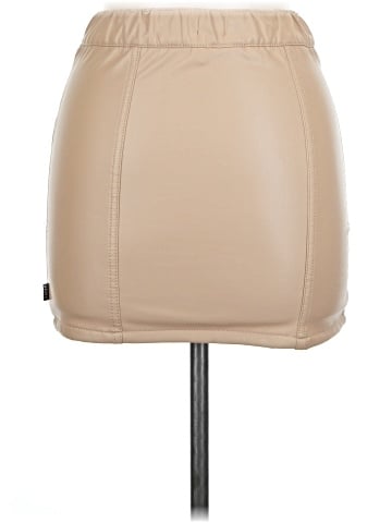 DKNY Faux Leather Skirt (view 2)