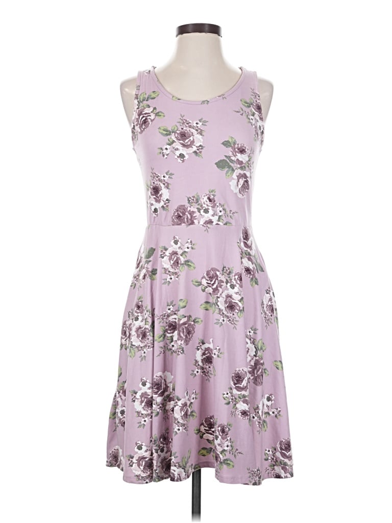 Pre-owned Agnes & Dora Casual Dress In Purple