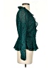 Aqua 100% Polyester Teal 3/4 Sleeve Blouse Size XS - photo 4