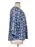 Sunny Leigh 100% Polyester Blue 3/4 Sleeve Blouse Size XL - photo 4