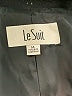 Le Suit 100% Polyester Black Blazer Size 14 - photo 3