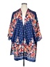 Umgee 100% Polyester Blue Kimono Size 1X - photo 1