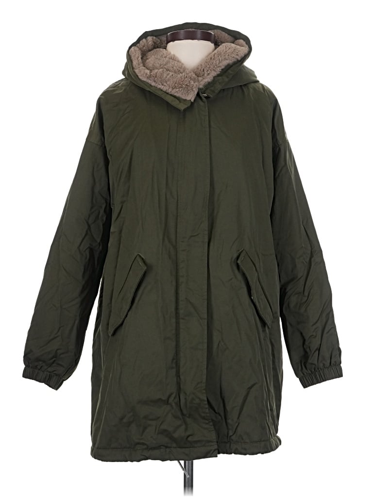 Pre-owned Lucky Brand Coat In Green