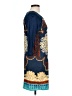 Angie 100% Polyester Paisley Blue Casual Dress Size L - photo 4