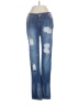Red Rivet Hearts Blue Jeans Size 3 - photo 1