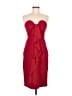 BCBGMAXAZRIA 100% Polyester Red Cocktail Dress Size 6 - photo 1
