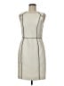 H&M 100% Polyester Tweed Ivory Cocktail Dress Size 8 - photo 1