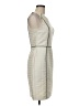 H&M 100% Polyester Tweed Ivory Cocktail Dress Size 8 - photo 4