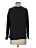 Vince. Black Long Sleeve Silk Top Size 0 - photo 1