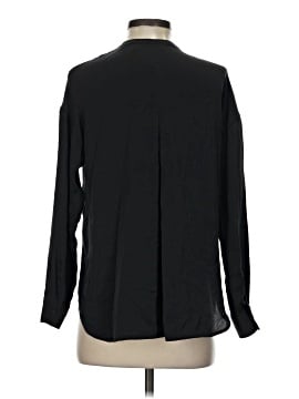 Vince. Long Sleeve Silk Top (view 2)