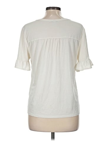 Green Envelope Short Sleeve Henley (view 2)