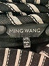 MING WANG Stripes Brown Poncho Size 1X - photo 7