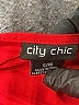 City Chic 100% Polyester Red 3/4 Sleeve Blouse Size 16 Plus (S) - photo 7