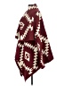 Moon 100% Acrylic Burgundy Poncho Size S - photo 5
