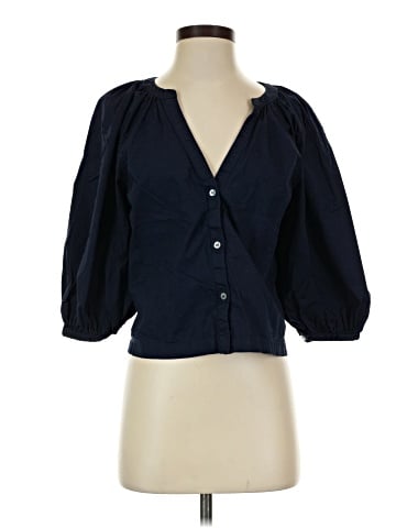 STAUD 3/4 Sleeve Button-Down Shirt (view 1)