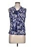 Calvin Klein Blue Sleeveless Blouse Size L (petite) - photo 1