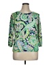 Talbots Paisley Green Pullover Sweater Size XL - photo 1