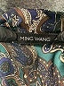MING WANG 100% Polyester Paisley Blue Casual Dress Size M (estimated) - photo 7